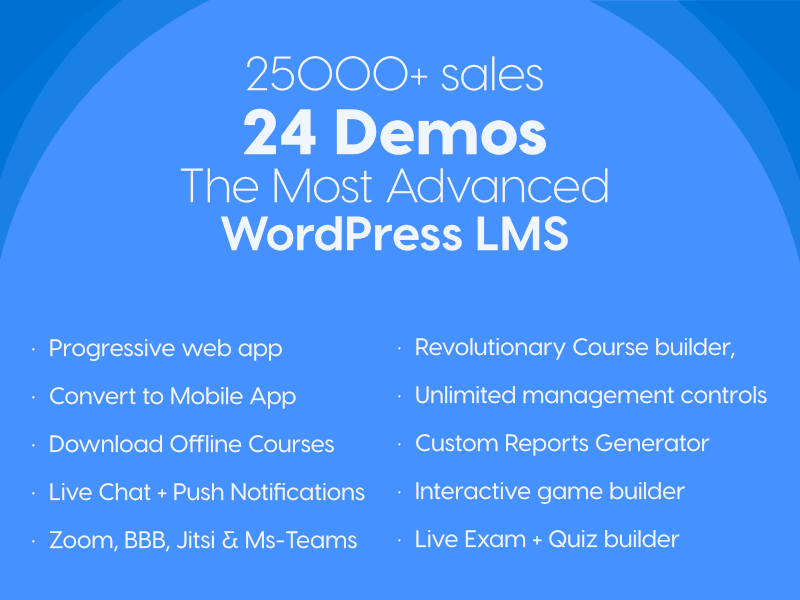 the most advanced wordpress lms